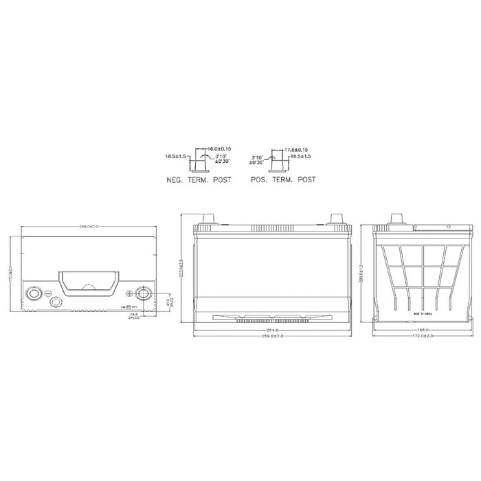 Bosch 110D26L 93Ah 680CCA Battery | Mobile Autowerks